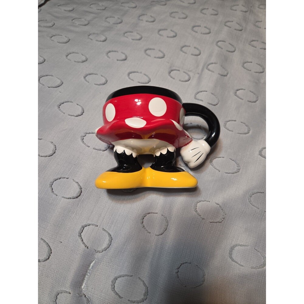 Disney Parks Minnie Mouse 3D Skirt Ceramic Mug Authentic Original